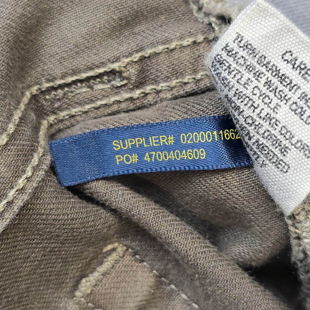 Polo Ralph Lauren Women's Tompkins Skinny Waxed Camouflage Jeans Size 36x32‎ - Picture 8 of 11